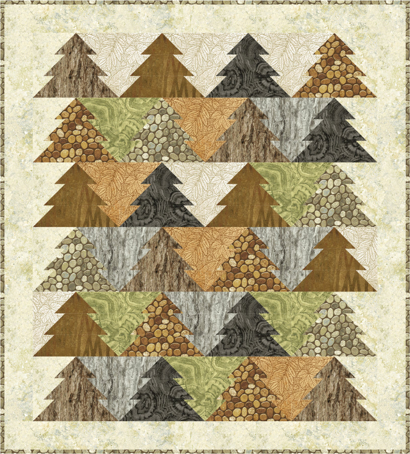 Modern Patchwork Trees Woodland Trees – Patti's Patchwork