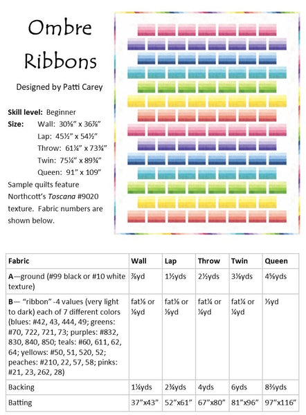Ombre Ribbons